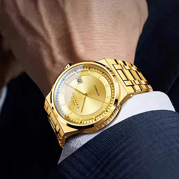 Đồng Hồ Nam I&W Carnival IW612G-DT (IW612G17) Automatic Màu Vàng