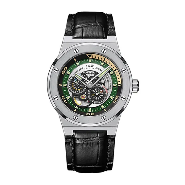 Đồng Hồ Nam I&W Carnival IW619G-DD (IW619G12) Automatic Màu Xanh Bạc