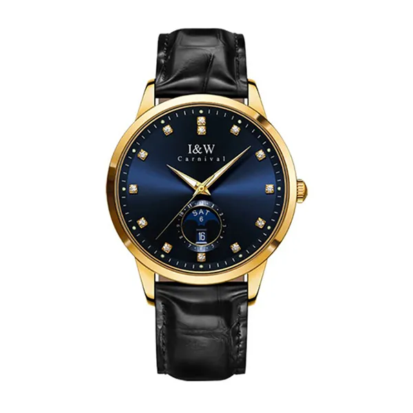 Đồng Hồ Nam I&W Carnival IW625G-DD (IW625G10) Automatic Màu Xanh Đen
