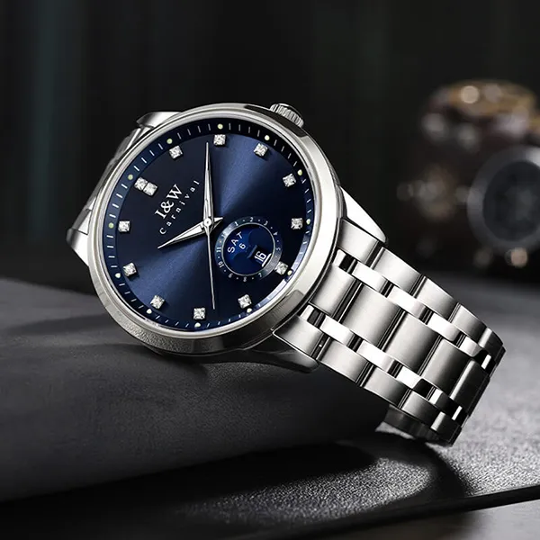 Đồng Hồ Nam I&W Carnival IW625G-DT (IW625G5) Automatic Màu Xanh Bạc