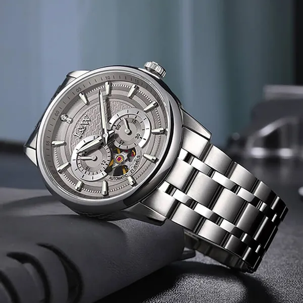 Đồng Hồ Nam I&W Carnival IW627G-DT (IW627G4) Automatic Màu Xám Bạc