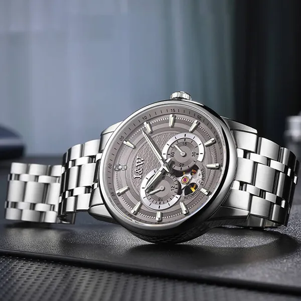 Đồng Hồ Nam I&W Carnival IW627G-DT (IW627G4) Automatic Màu Xám Bạc