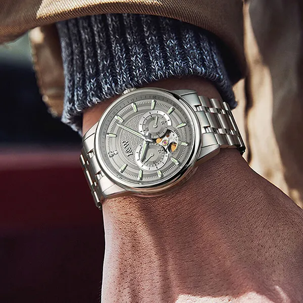 Đồng Hồ Nam I&W Carnival IW627G-DT (IW627G4) Automatic Màu Xám Bạc