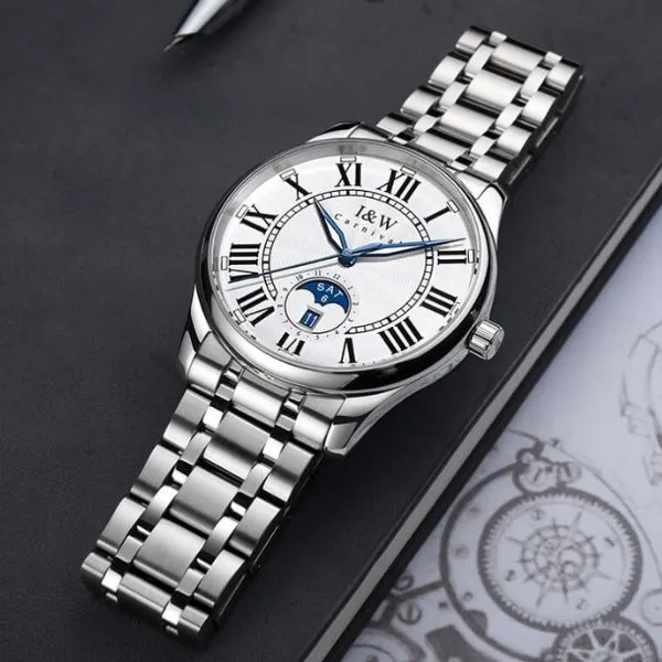 Đồng Hồ Nam I&W Carnival IW685G-DT (IW685G3) Màu Trắng