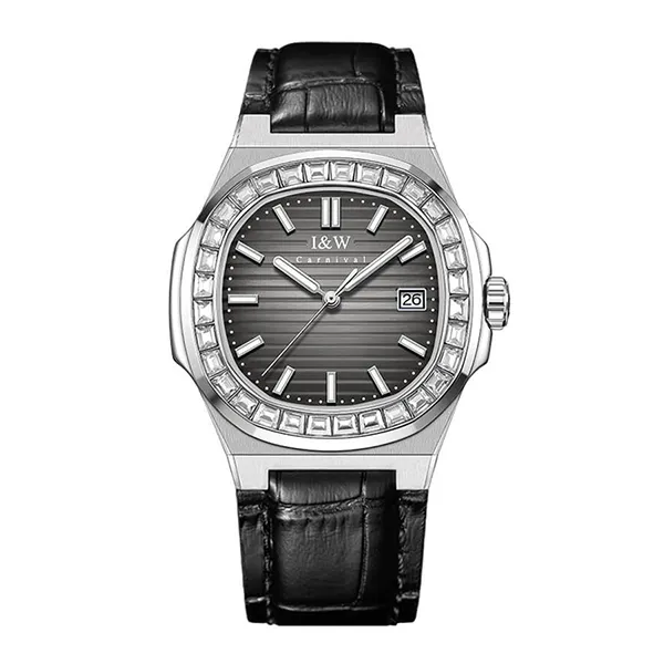 Đồng Hồ Nam I&W Carnival IW721GT-DD (IW721G6) Automatic Màu Đen Bạc