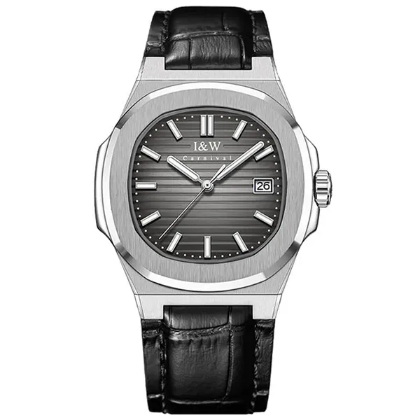 Đồng Hồ Nam I&W Carnival IW721GT-DD (IW721GT10) Automatic Màu Đen Xám