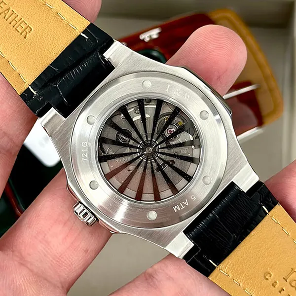Đồng Hồ Nam I&W Carnival IW721GT-DD (IW721GT9) Automatic Màu Đen Bạc - Đồng hồ - Vua Hàng Hiệu