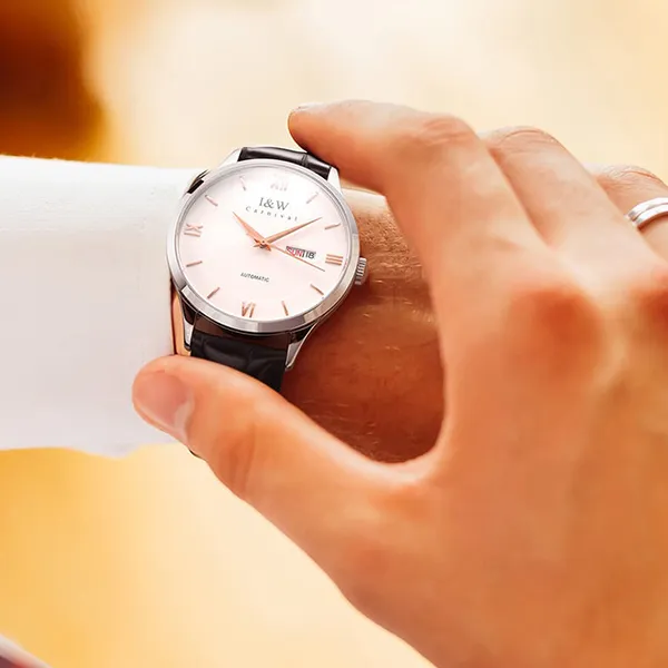 Đồng Hồ Nam I&W Carnival Automatic Watch IW510G-DD (IW510G1) Màu Đen Bạc - Đồng hồ - Vua Hàng Hiệu