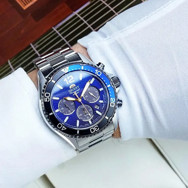 Đồng Hồ Nam Orient Sport RA-TX0208L10B Màu Bạc Xanh