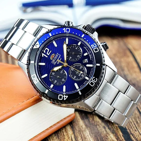 Đồng Hồ Nam Orient Sport RA-TX0208L10B Màu Bạc Xanh