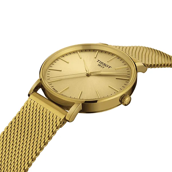 Đồng Hồ Nam Tissot Everytime Gent Watch T143.410.33.021.00 Màu Vàng Gold