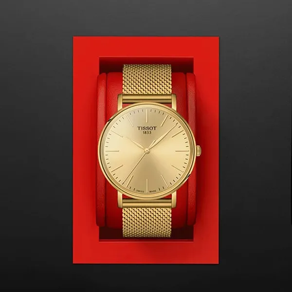 Đồng Hồ Nam Tissot Everytime Gent Watch T143.410.33.021.00 Màu Vàng Gold