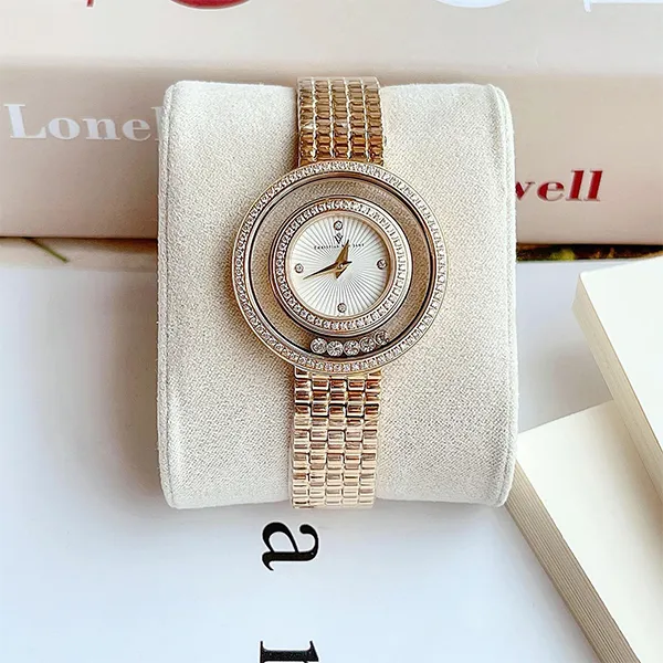 Đồng Hồ Nữ Christian Van Sant Gracieuse Quartz CV4831 34mm Màu Vàng Gold