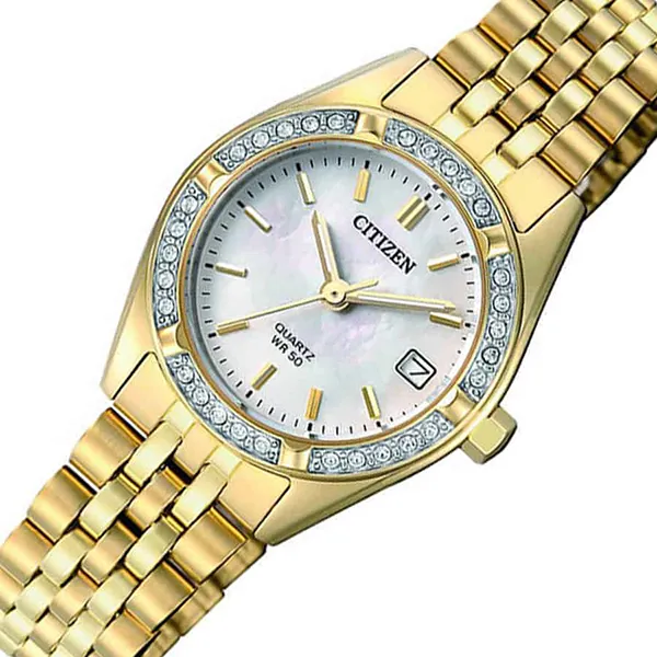 Đồng Hồ Nữ Citizen Quartz Watch EU6062-50D Màu Vàng Gold