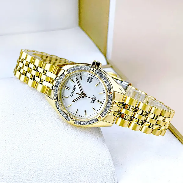 Đồng Hồ Nữ Citizen Quartz Watch EU6062-50D Màu Vàng Gold