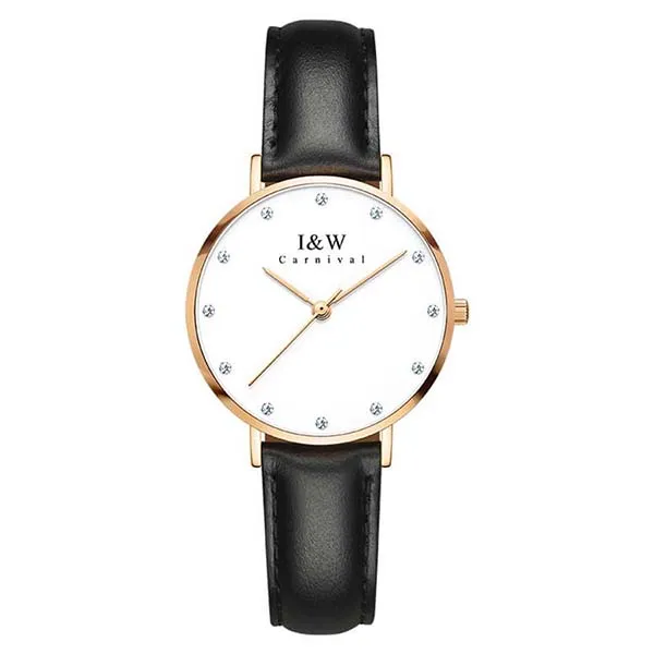 Đồng Hồ Nữ I&W Carnival Watch IW8793L-DD (IW8793L16) Màu Đen - Vàng