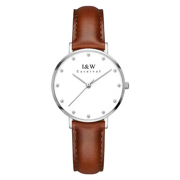 Đồng Hồ Nữ I&W Carnival Watch IW8793L-DD (IW8793L17) Màu Bạc - Nâu