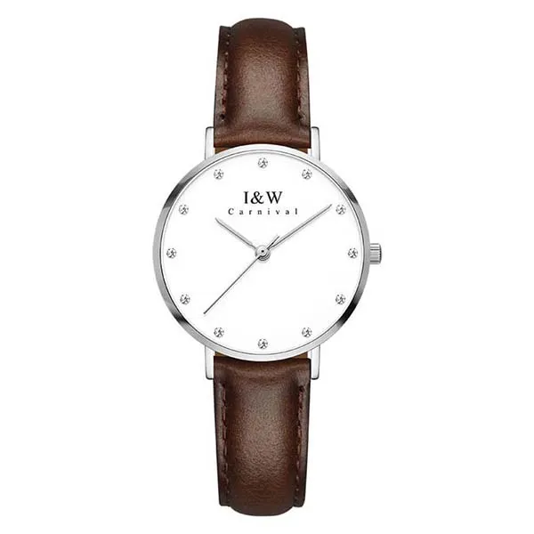 Đồng Hồ Nữ I&W Carnival Watch IW8793L-DD (IW8793L18) Màu Nâu Đậm