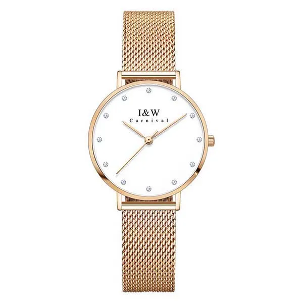 Đồng Hồ Nữ I&W Carnival Watch IW8793L-DT (IW8793L20) Màu Vàng Hồng