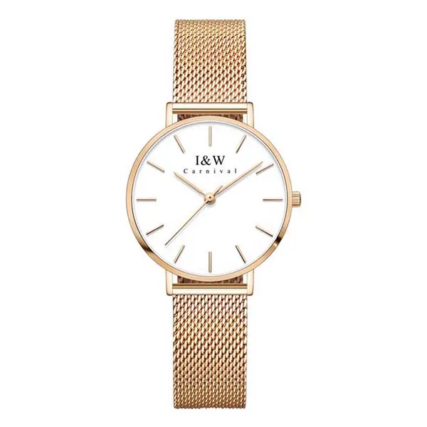 Đồng Hồ Nữ I&W Carnival Watch IW8793L-DT (IW8793L7) Màu Vàng Hồng