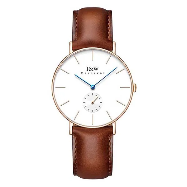 Đồng Hồ Nữ I&W Carnival Watch IW8848L-DD (IW8848L1) Màu Nâu-Vàng