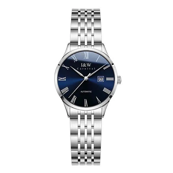Đồng Hồ Nữ I&W Carnival Watch IW8912L-DT (IW8912L1) Màu Xanh Bạc
