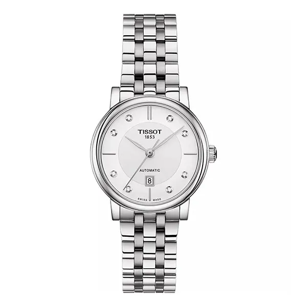 Đồng Hồ Nữ Tissot Carson Automatic Lady T122.207.11.036.00 Màu Bạc