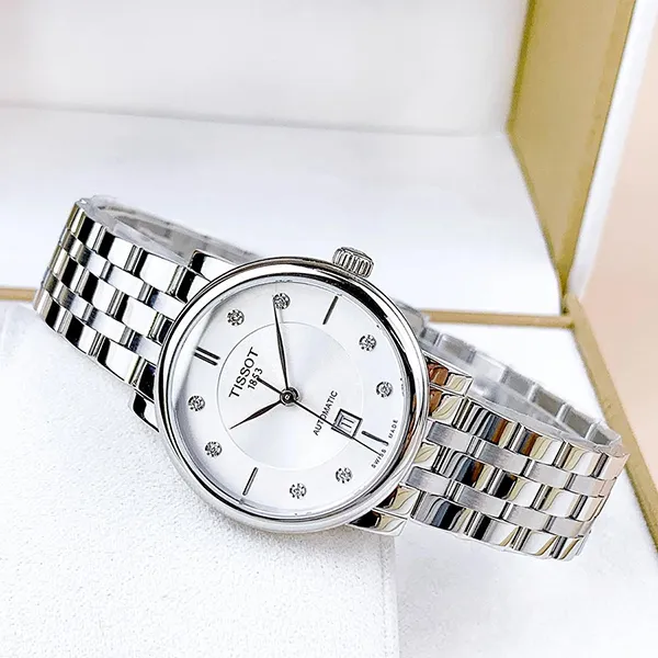 Đồng Hồ Nữ Tissot Carson Automatic Lady T122.207.11.036.00 Màu Bạc