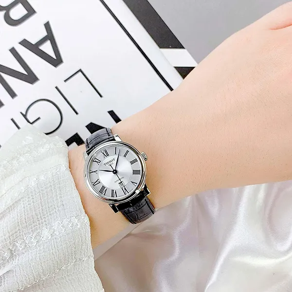 Đồng Hồ Nữ Tissot Carson Premium Automatic Lady T122.207.16.033.00 Màu Bạc Đen - Đồng hồ - Vua Hàng Hiệu