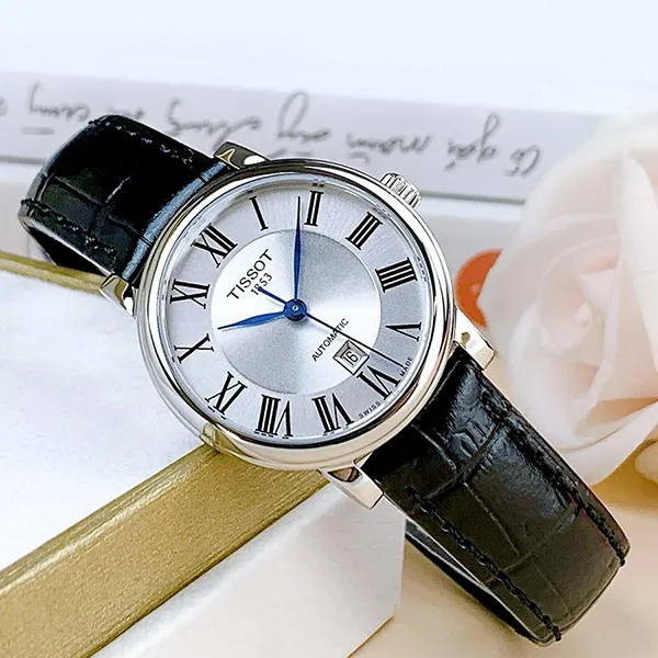 Đồng Hồ Nữ Tissot Carson Premium Automatic Lady T122.207.16.033.00 Màu Bạc Đen - Đồng hồ - Vua Hàng Hiệu