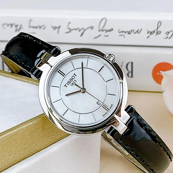 Đồng Hồ Nữ Tissot Flamingo Quartz Watch T094.210.16.111.00 Màu Đen - Bạc