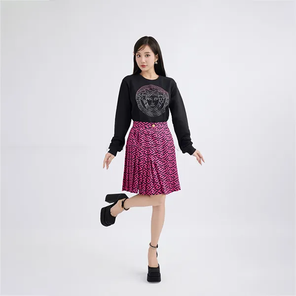 Giày Cao Gót Nữ Versace Medusa Aevitas Single Platform In Black 1002005 DRA67 1B00V Màu Đen Size 37 - Giày - Vua Hàng Hiệu