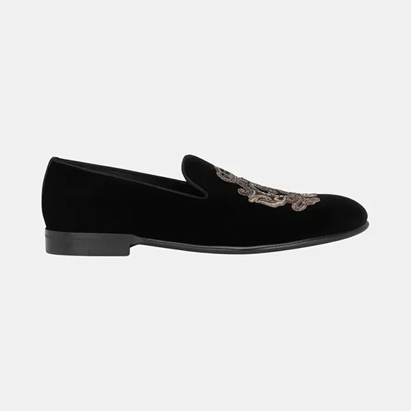 Giày Lười Nam Dolce & Gabbana D&G A50490AO249 Màu Đen Size 6