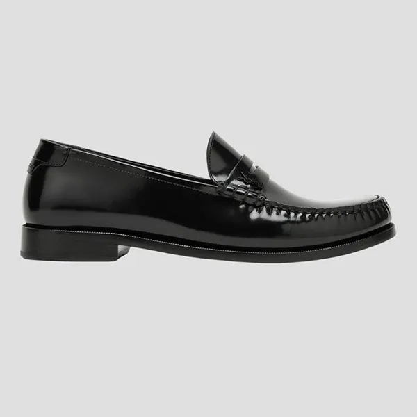 Giày Lười Nam Yves Saint Laurent YSL 670231AAA7R 1000 Màu Đen Size 41 - Giày - Vua Hàng Hiệu
