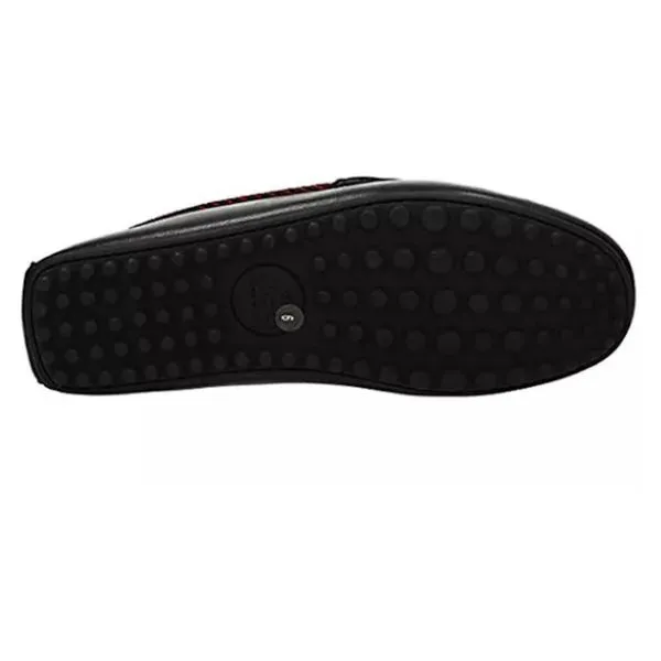 Giày Lười Nữ Gucci Loafer Bee Driver Black 497117 Màu Đen Size 5.5