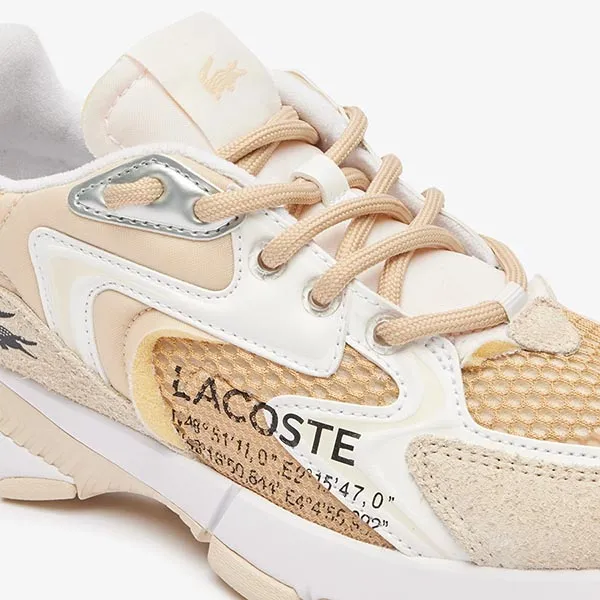 Giày Pickleball Nữ Lacoste L003 Neo 47SFA0093 LT3 Màu Be Size 36