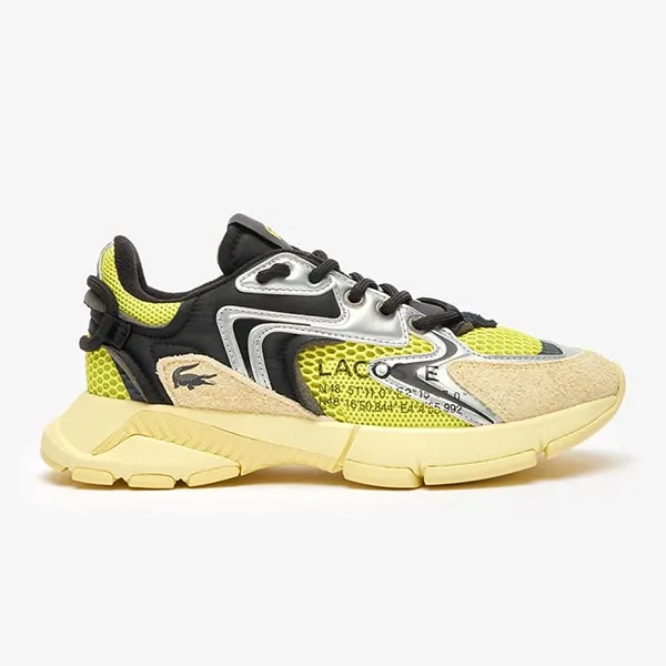 Giày Pickleball Nữ Lacoste L003 Neo RZ0095W54G YB2 Màu Vàng Đen Size 36