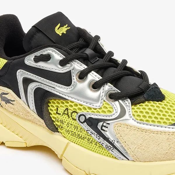 Giày Pickleball Nữ Lacoste L003 Neo RZ0095W54G YB2 Màu Vàng Đen Size 36
