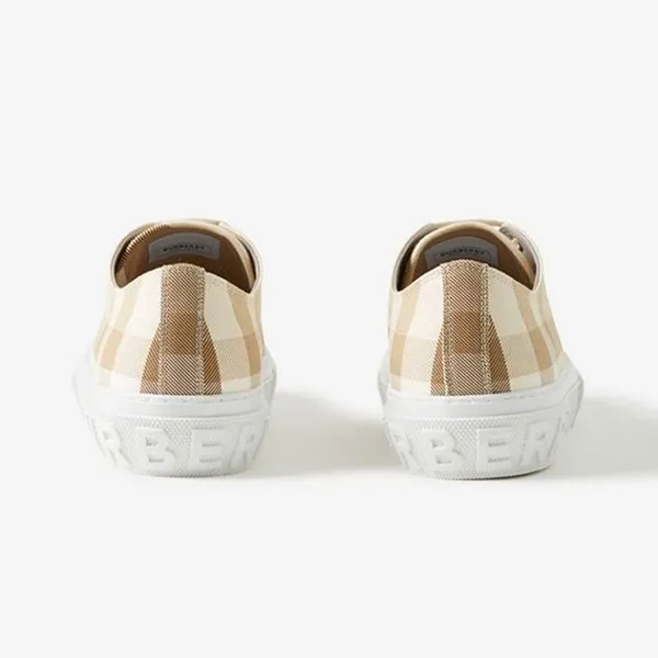 Giày Sneaker Nam Burberry Beige Vintage Check Printed 80697851 Màu Be Kẻ Size 43
