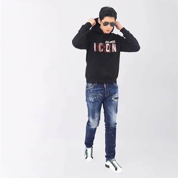 Giày Sneaker Nam Dolce & Gabbana D&G Portofino Spoiler In White Leather CS1772AT396 8D700 Màu Trắng Đen Size 41.5