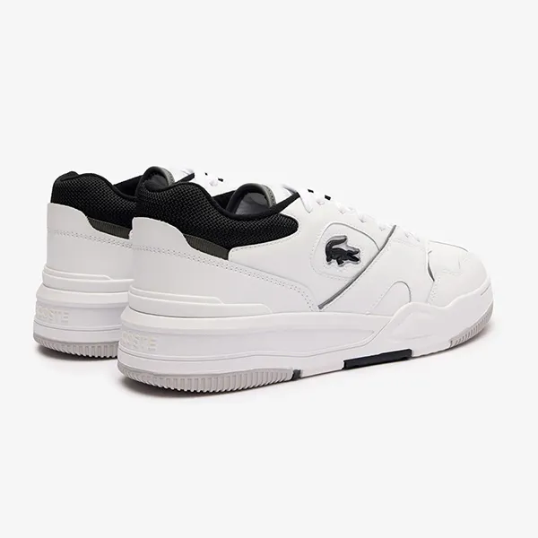 Giày Sneaker Nam Lacoste Men's Lineshot Leather Shoes 47SMA0061 147 Màu Trắng Size 43