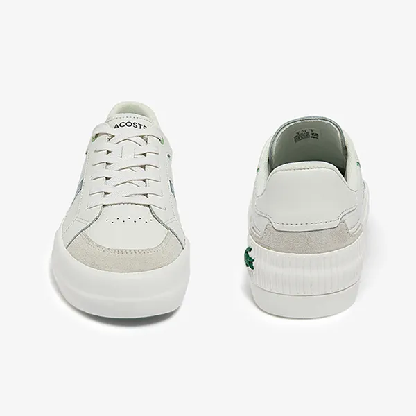 Giày Thể Thao Nam Lacoste Men's Sports Shoes L004 Leather 43CMA0057 082 Material Màu Trắng Size 40.5