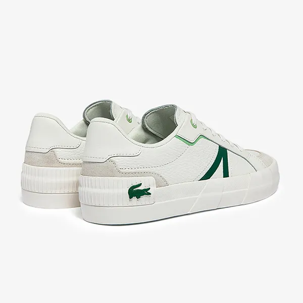 Giày Sneaker Nam Lacoste Men's Sports Shoes L004 Leather 43CMA0057 082 Material Màu Trắng Size 43