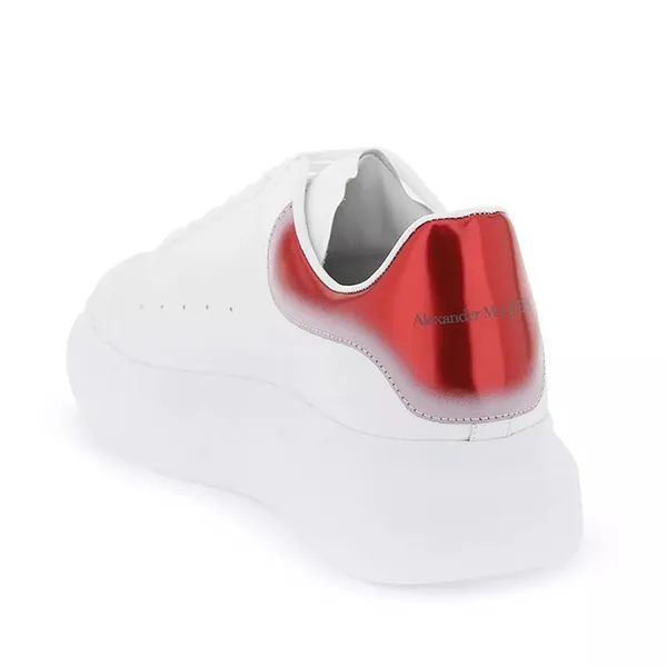 Giày Sneakers Nam Alexander Mcqueen White Leather 777367WIE9G8733 Màu Trắng Đỏ Size 42 - Giày - Vua Hàng Hiệu