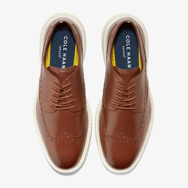 Giày Tây Nam Cole Haan Grand Plus Wingtip Oxford Màu Nâu Size 40 - Giày - Vua Hàng Hiệu