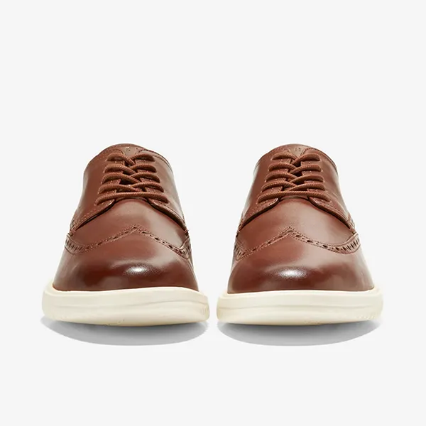 Giày Tây Nam Cole Haan Grand Plus Wingtip Oxford Màu Nâu Size 40 - Giày - Vua Hàng Hiệu