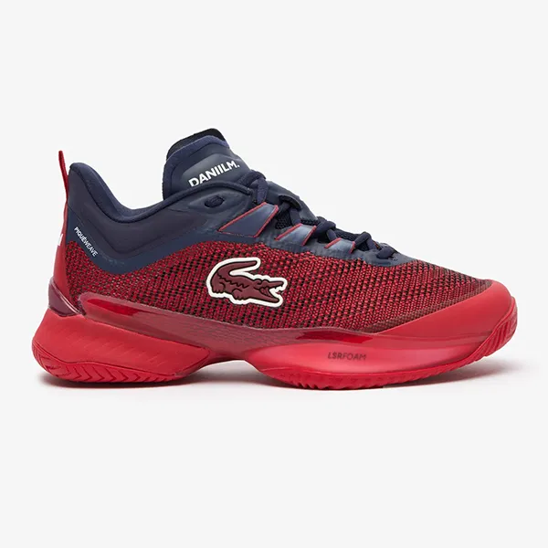 Giày Tennis Nam Lacoste AG-LT23 Ultra x Daniil Medvedev 47SMA0101 RS7 Màu Đỏ Size 40