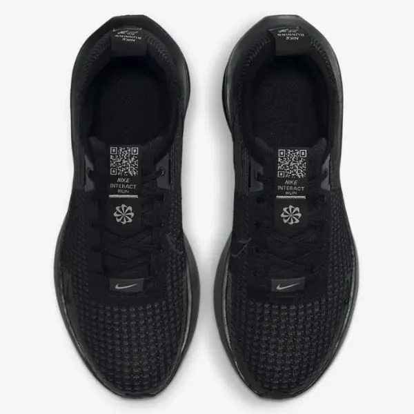 Giày Thể Thao Nam Nike Interact Run Triple Black FQ7769-001 Màu Đen Size 42
