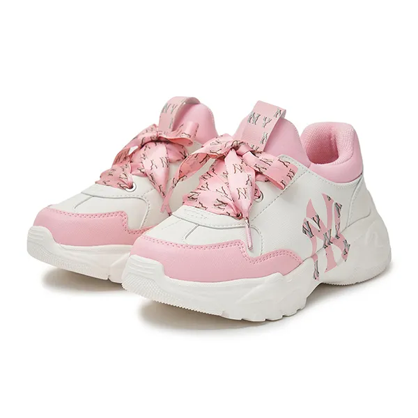 Giày Trẻ Em MLB Big Ball Chunky Flex Girls Monogram New York Yankees 7FSHCM14N-50PKL Màu Hồng - Giày - Vua Hàng Hiệu