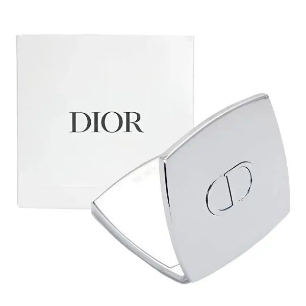 Gương Trang Điểm Nữ Dior Beaute Beauty Makeup Compact Mirror Màu Bạc - Phụ kiện - Vua Hàng Hiệu